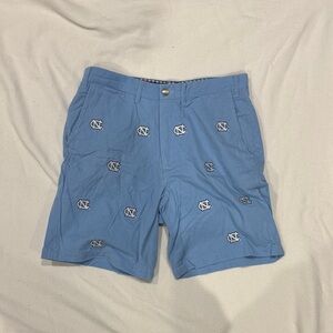 Peter Millar Blue Embroidered Men's Shorts